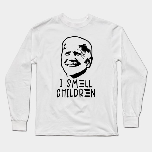 I Smell Children Long Sleeve T-Shirt by Peter Say Ink